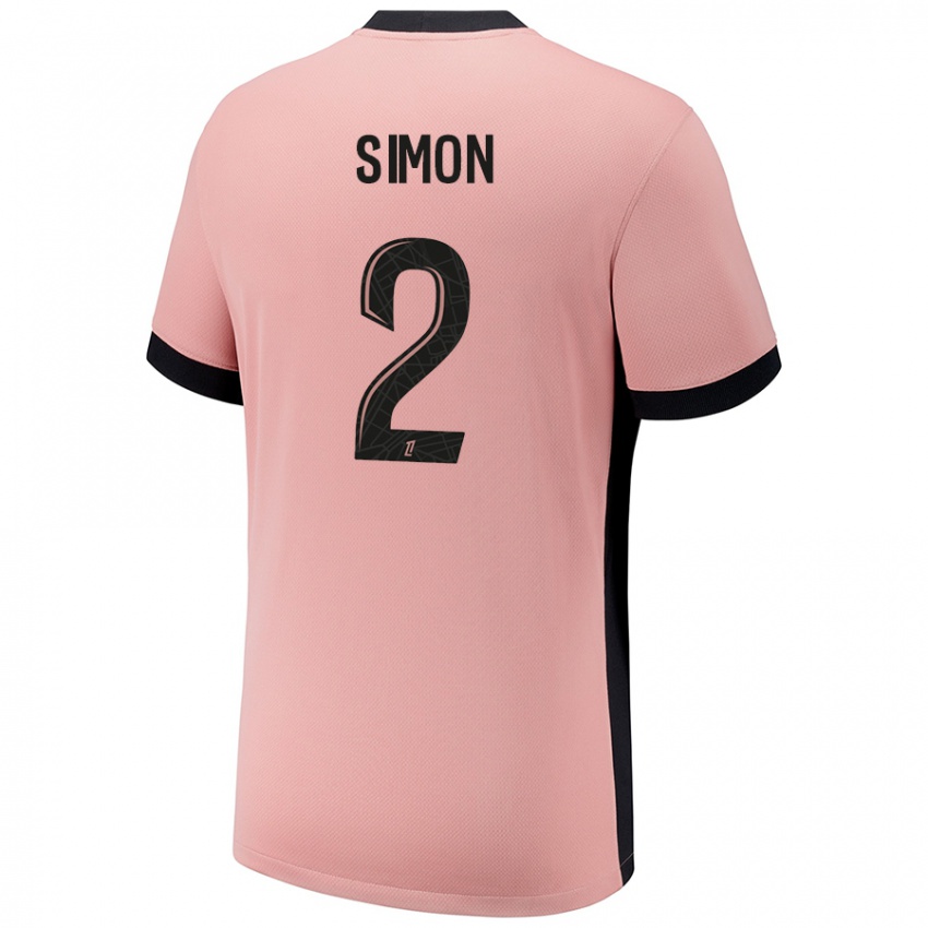 Kinder Benedicte Simon #2 Rostros Ausweichtrikot Trikot 2024/25 T-Shirt Schweiz