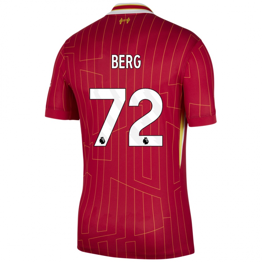 Herren Sepp Van Den Berg #72 Rot Gelb Weiß Heimtrikot Trikot 2024/25 T-Shirt Schweiz