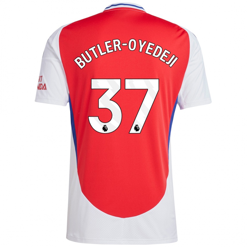 Homme Maillot Nathan Butler-Oyedeji #37 Rouge Blanc Tenues Domicile 2024/25 T-Shirt Suisse