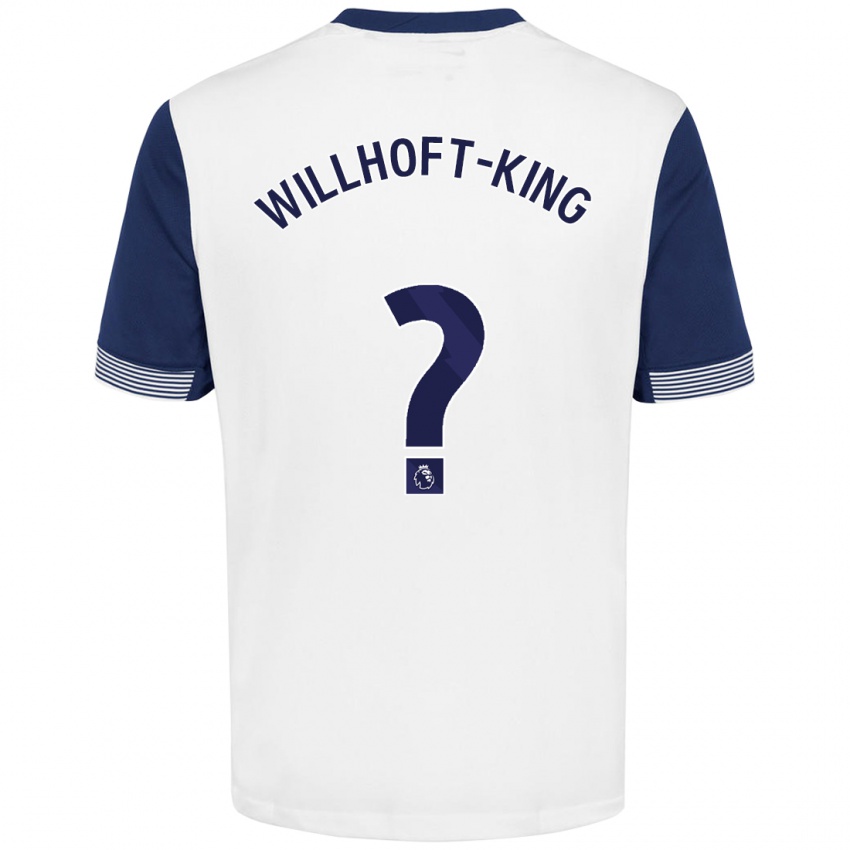 Herren Han Willhoft-King #0 Weiß Blau Heimtrikot Trikot 2024/25 T-Shirt Schweiz