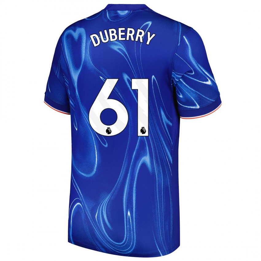 Herren Zain Silcott-Duberry #61 Blau Weiß Heimtrikot Trikot 2024/25 T-Shirt Schweiz