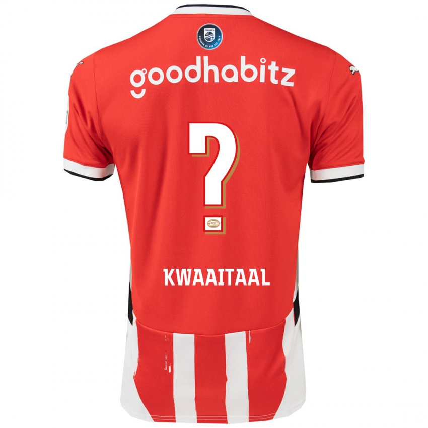 Herren Julian Kwaaitaal #0 Rot Weiß Heimtrikot Trikot 2024/25 T-Shirt Schweiz