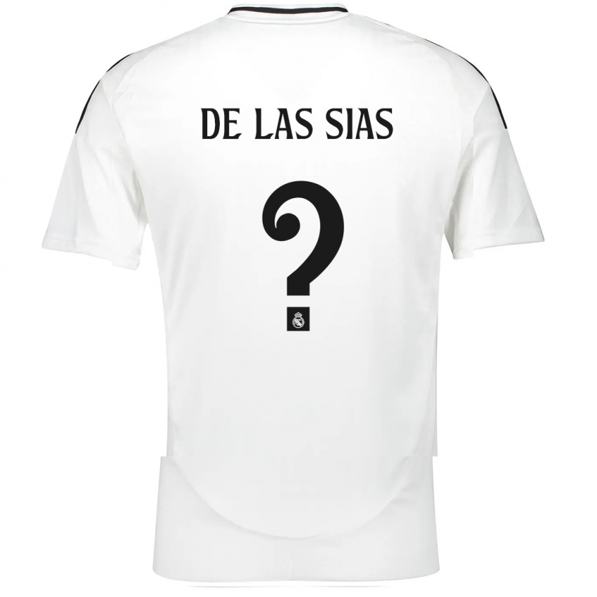 Herren Marcos De Las Sias #0 Weiß Heimtrikot Trikot 2024/25 T-Shirt Schweiz