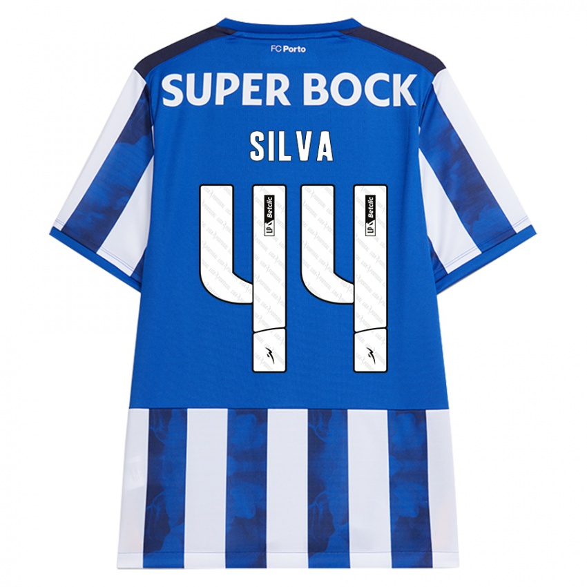 Herren Felipe Silva #44 Blau Weiß Heimtrikot Trikot 2024/25 T-Shirt Schweiz