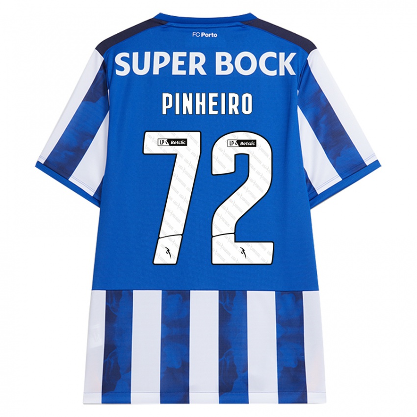 Herren Rodrigo Pinheiro #72 Blau Weiß Heimtrikot Trikot 2024/25 T-Shirt Schweiz