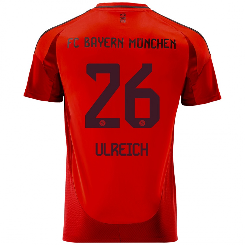 Homme Maillot Sven Ulreich #26 Rouge Tenues Domicile 2024/25 T-Shirt Suisse