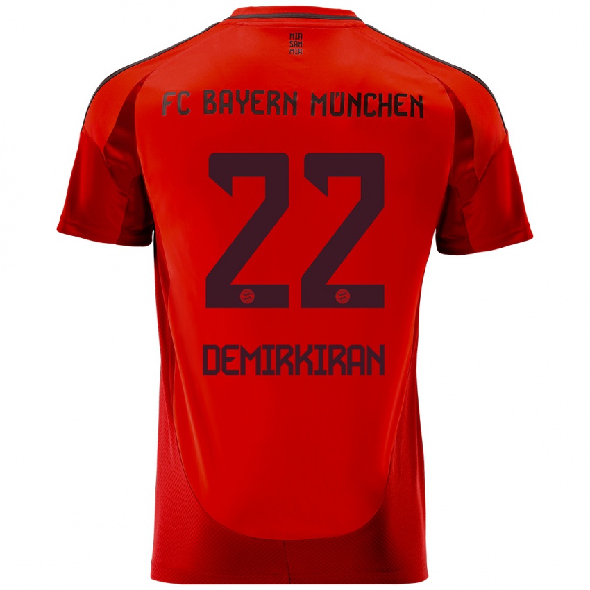 Homme Maillot Ediz Demirkiran #22 Rouge Tenues Domicile 2024/25 T-Shirt Suisse