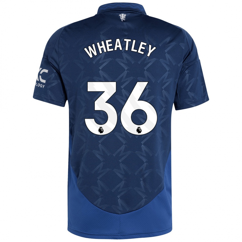 Herren Ethan Wheatley #36 Indigo Auswärtstrikot Trikot 2024/25 T-Shirt Schweiz