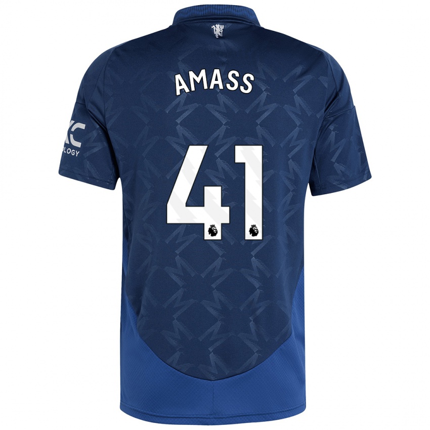 Herren Harry Amass #41 Indigo Auswärtstrikot Trikot 2024/25 T-Shirt Schweiz