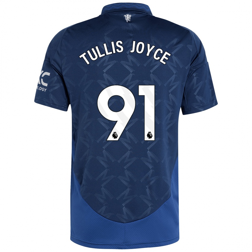 Herren Phallon Tullis-Joyce #91 Indigo Auswärtstrikot Trikot 2024/25 T-Shirt Schweiz