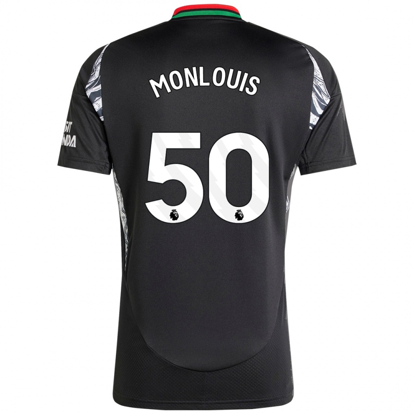 Homme Maillot Zane Monlouis #50 Noir Tenues Extérieur 2024/25 T-Shirt Suisse