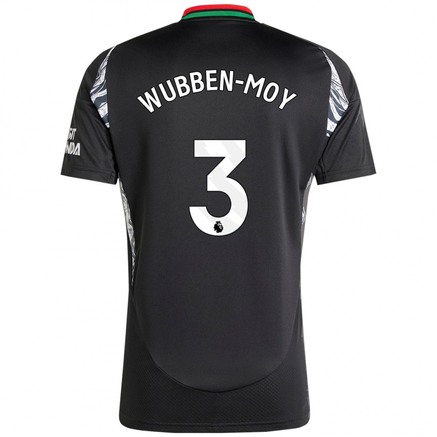 Herren Lotte Wubben-Moy #3 Schwarz Auswärtstrikot Trikot 2024/25 T-Shirt Schweiz