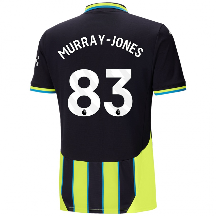 Homme Maillot George Murray-Jones #83 Bleu Jaune Tenues Extérieur 2024/25 T-Shirt Suisse