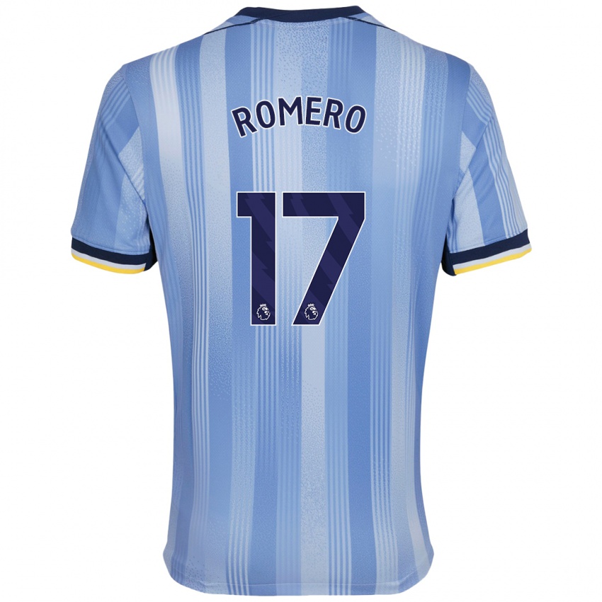 Herren Cristian Romero #17 Hellblau Auswärtstrikot Trikot 2024/25 T-Shirt Schweiz