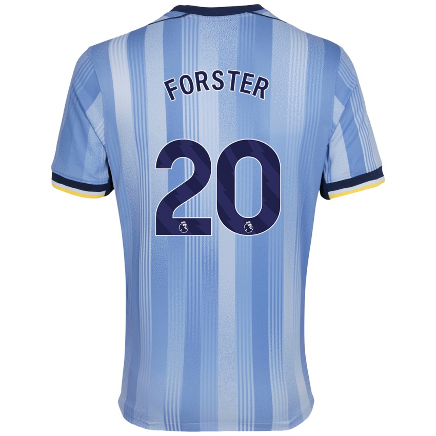 Herren Fraser Forster #20 Hellblau Auswärtstrikot Trikot 2024/25 T-Shirt Schweiz