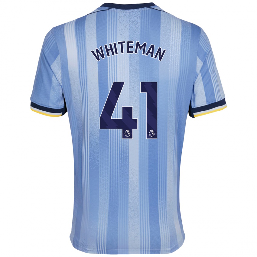 Herren Alfie Whiteman #41 Hellblau Auswärtstrikot Trikot 2024/25 T-Shirt Schweiz