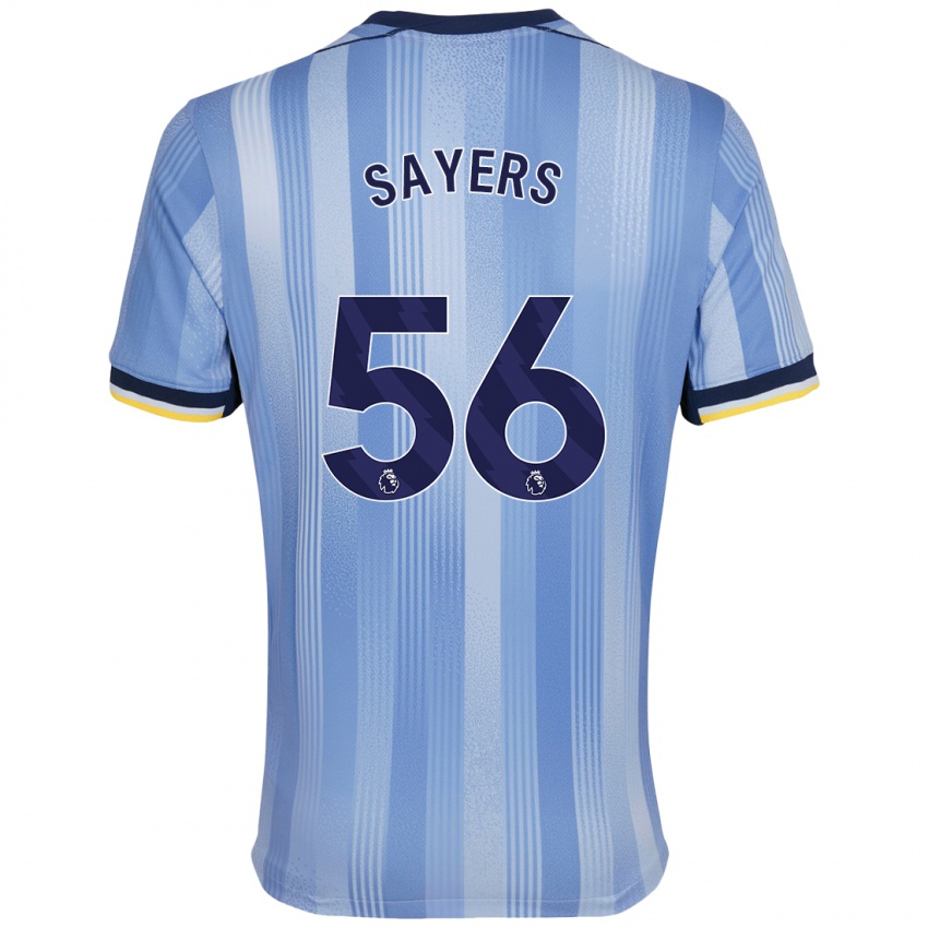 Herren Charlie Sayers #56 Hellblau Auswärtstrikot Trikot 2024/25 T-Shirt Schweiz