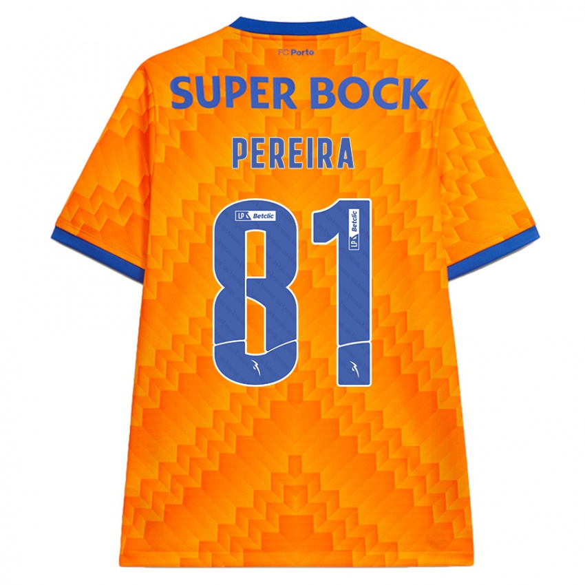 Herren Martim Pereira #81 Orange Auswärtstrikot Trikot 2024/25 T-Shirt Schweiz