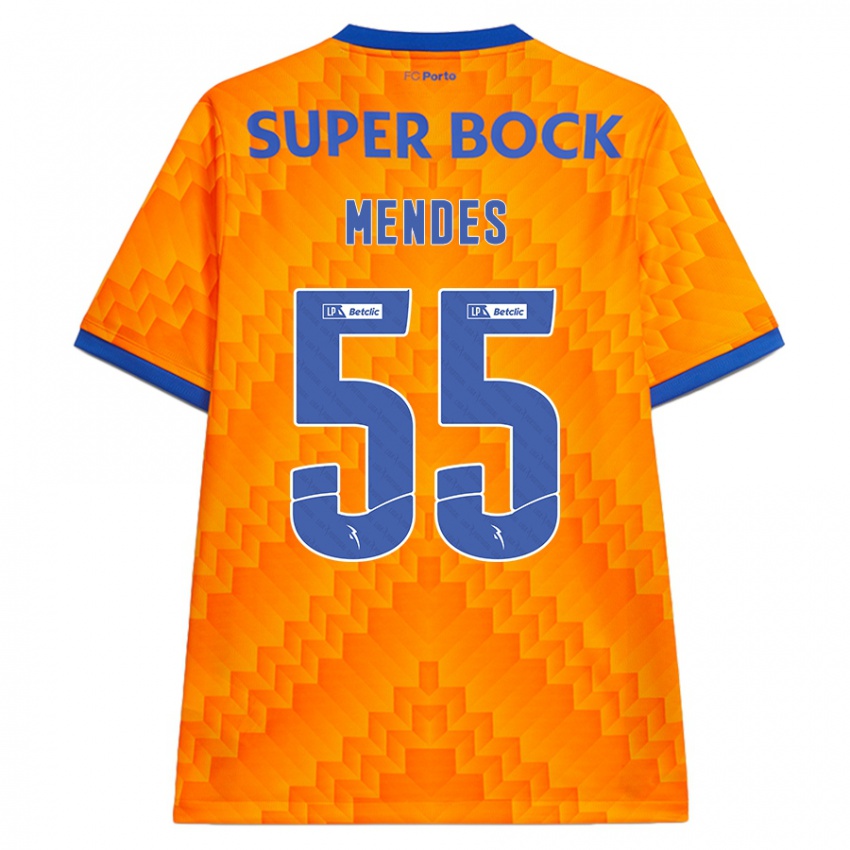 Herren Joao Mendes #55 Orange Auswärtstrikot Trikot 2024/25 T-Shirt Schweiz