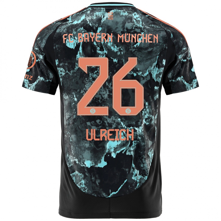 Homme Maillot Sven Ulreich #26 Noir Tenues Extérieur 2024/25 T-Shirt Suisse