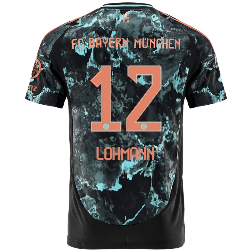 Homme Maillot Sydney Lohmann #12 Noir Tenues Extérieur 2024/25 T-Shirt Suisse