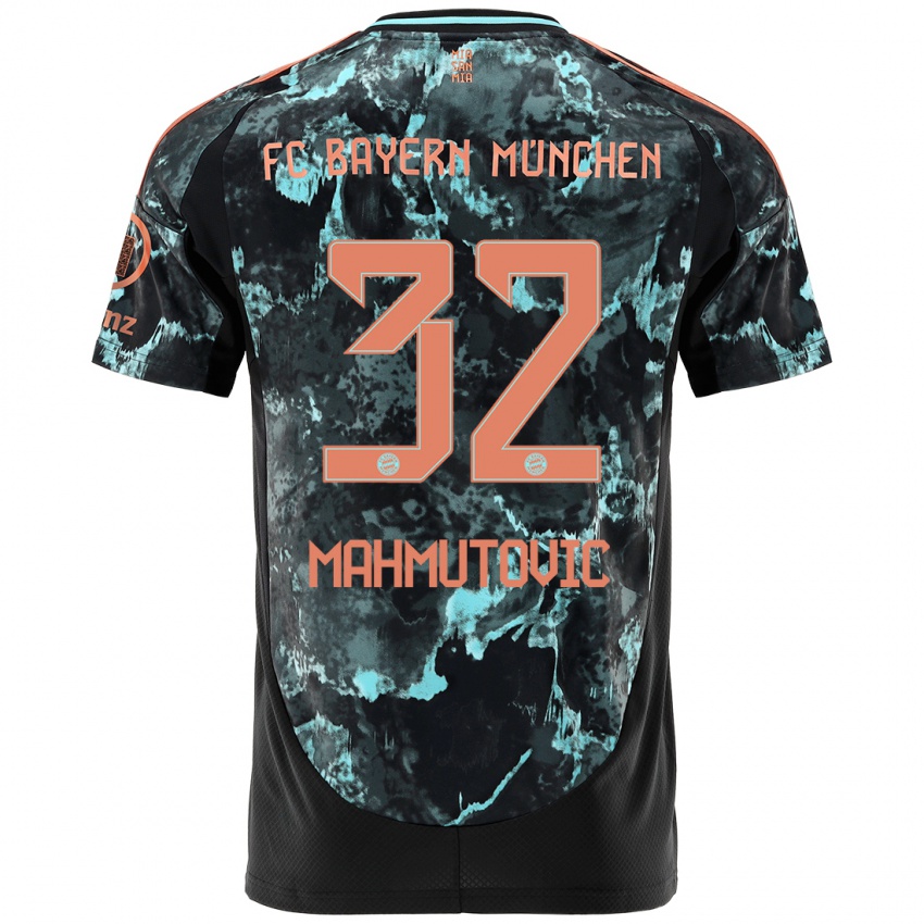 Homme Maillot Ena Mahmutovic #32 Noir Tenues Extérieur 2024/25 T-Shirt Suisse