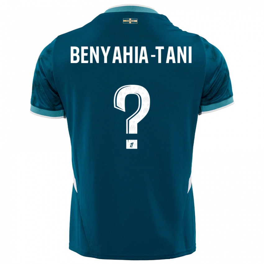 Homme Maillot Aylan Benyahia-Tani #0 Turquoise Bleu Tenues Extérieur 2024/25 T-Shirt Suisse