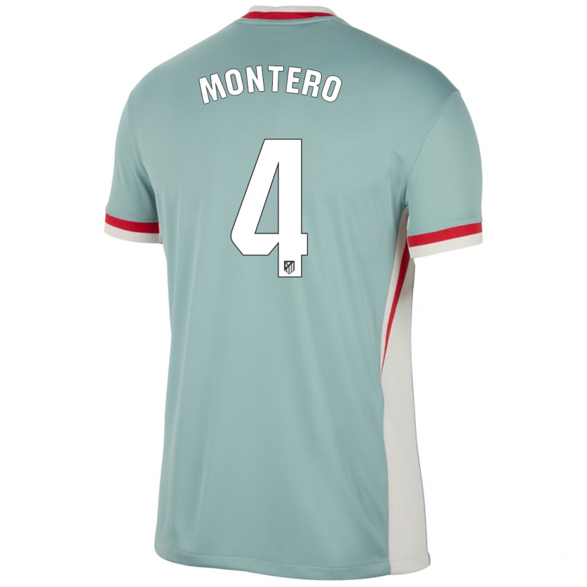 Herren Francisco Montero #4 Hellbeige Blau Auswärtstrikot Trikot 2024/25 T-Shirt Schweiz