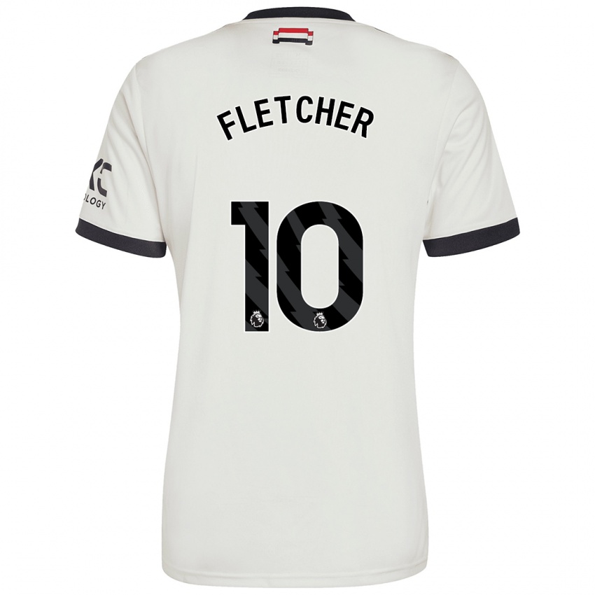 Herren Jack Fletcher #10 Cremeweiß Ausweichtrikot Trikot 2024/25 T-Shirt Schweiz