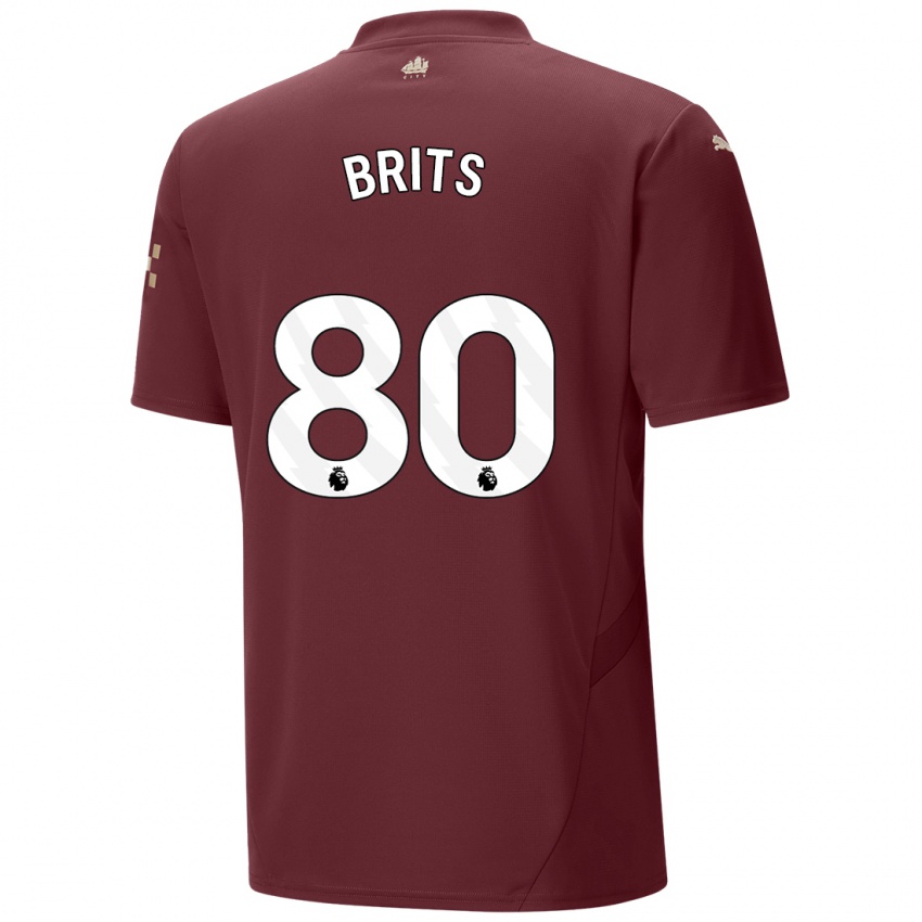 Homme Maillot Spike Brits #80 Marron Troisieme 2024/25 T-Shirt Suisse