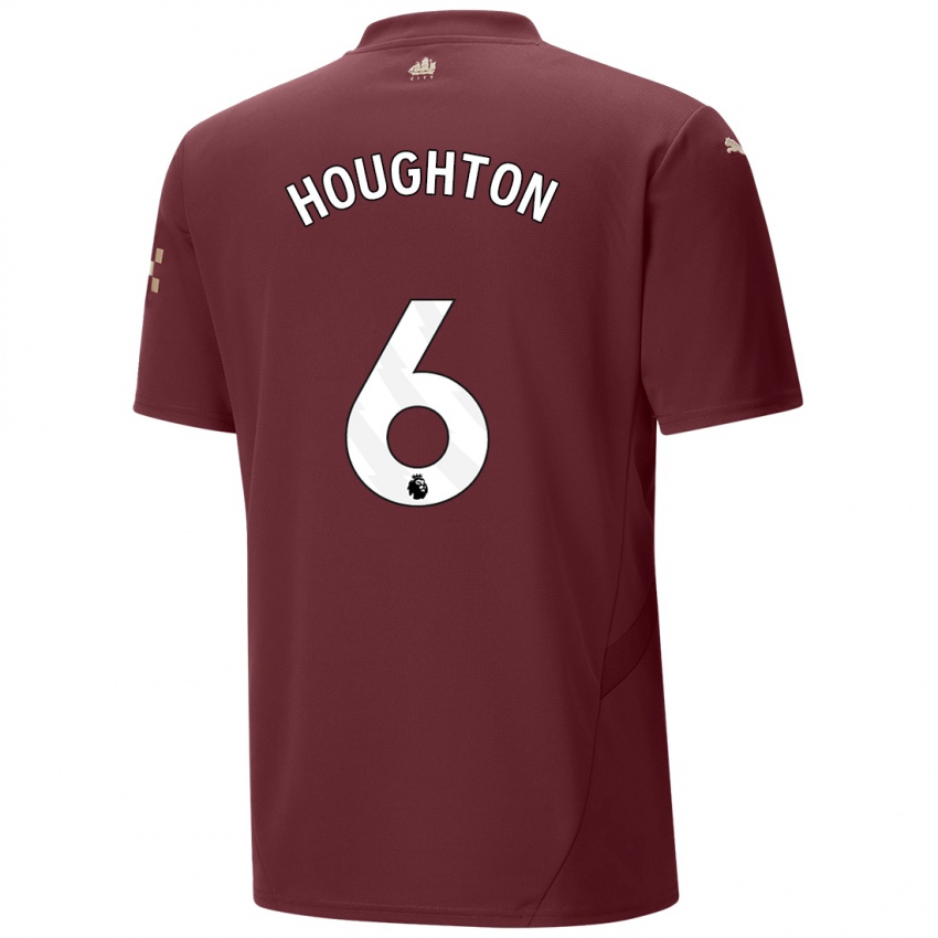 Homme Maillot Steph Houghton #6 Marron Troisieme 2024/25 T-Shirt Suisse