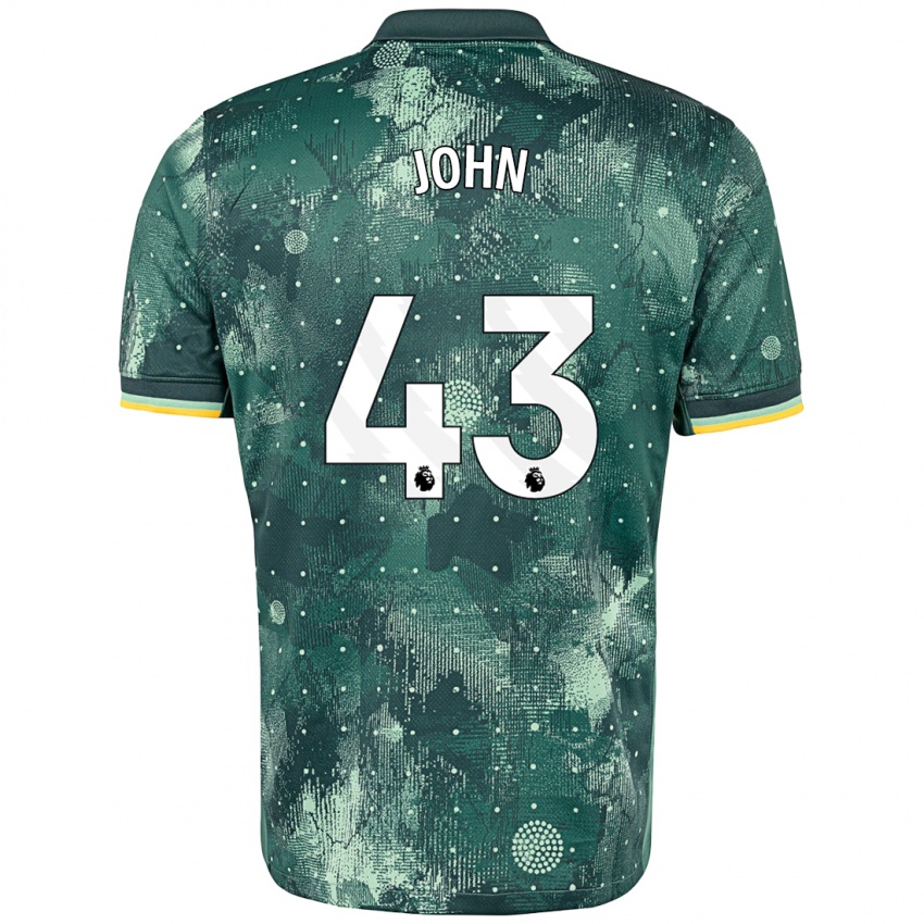 Herren Nile John #43 Mintgrün Ausweichtrikot Trikot 2024/25 T-Shirt Schweiz