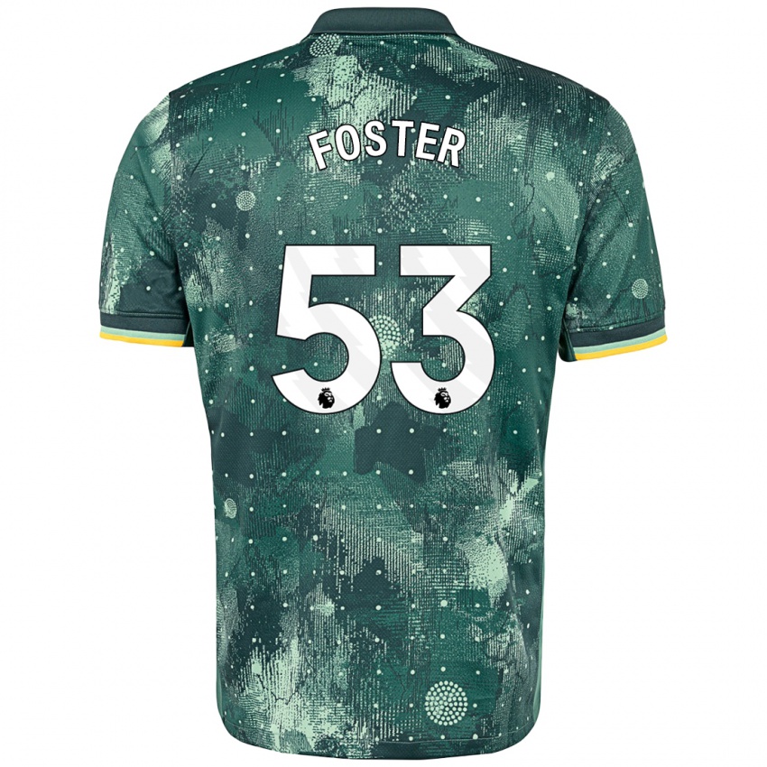 Herren Brooklyn Lyons Foster #53 Mintgrün Ausweichtrikot Trikot 2024/25 T-Shirt Schweiz