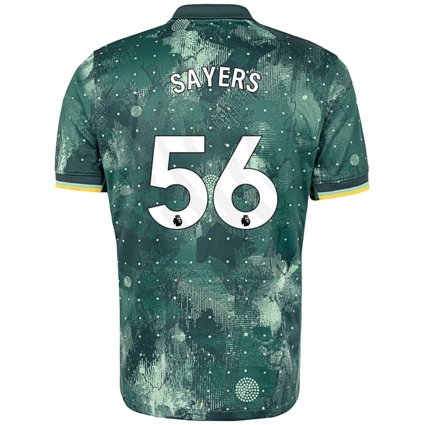 Herren Charlie Sayers #56 Mintgrün Ausweichtrikot Trikot 2024/25 T-Shirt Schweiz