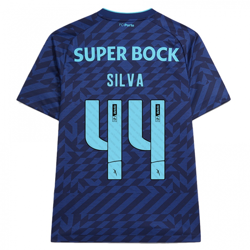 Herren Felipe Silva #44 Marineblau Ausweichtrikot Trikot 2024/25 T-Shirt Schweiz