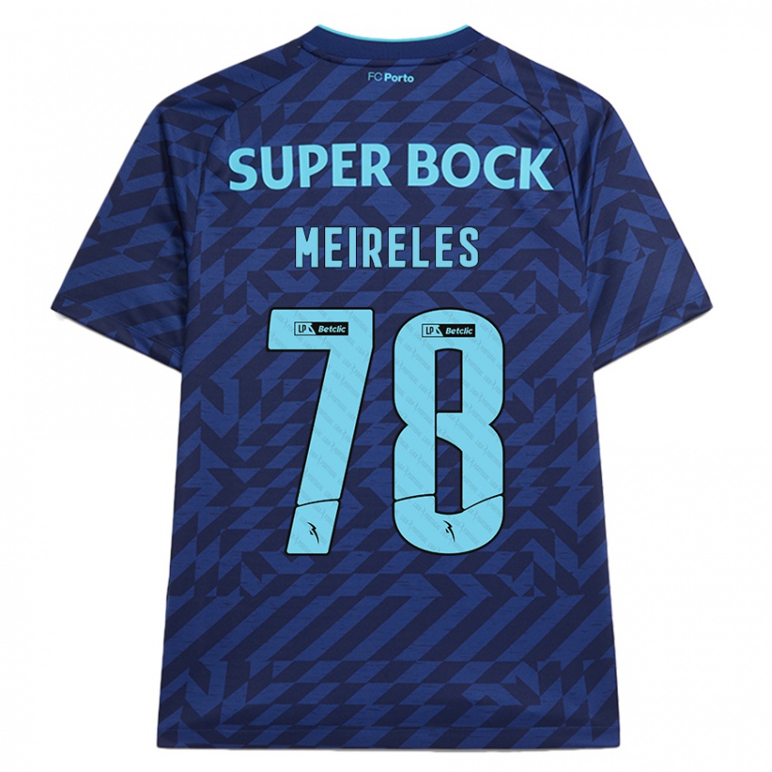 Herren Jorge Meireles #78 Marineblau Ausweichtrikot Trikot 2024/25 T-Shirt Schweiz