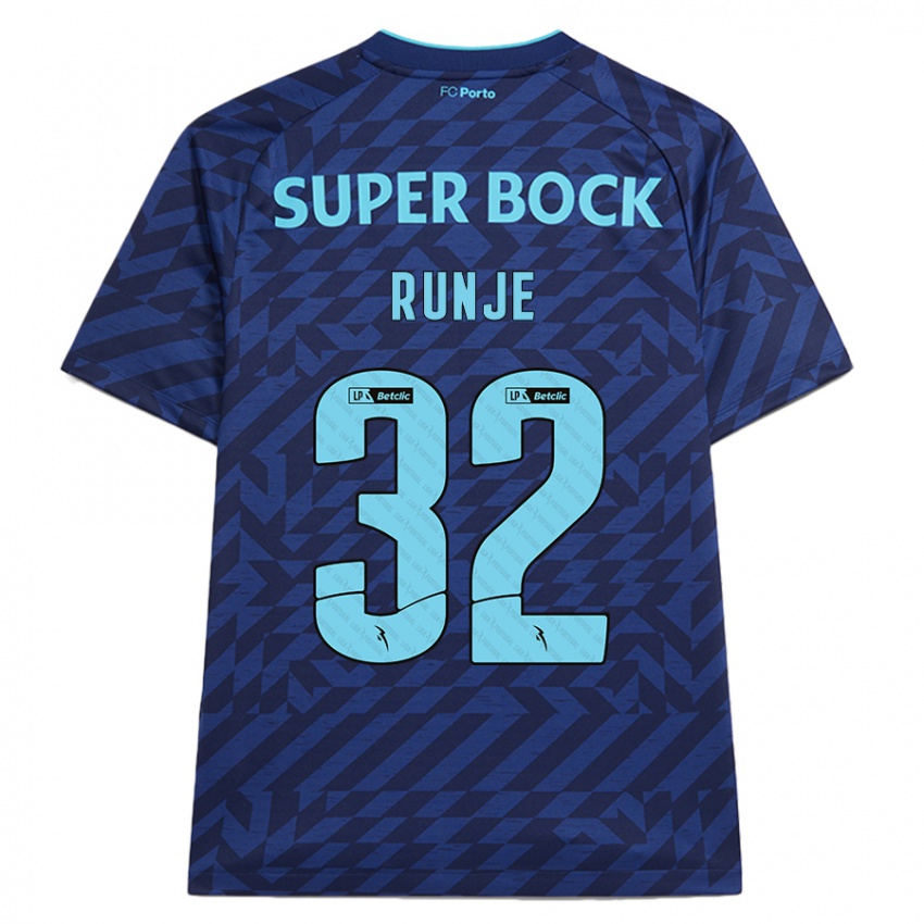 Herren Roko Runje #32 Marineblau Ausweichtrikot Trikot 2024/25 T-Shirt Schweiz