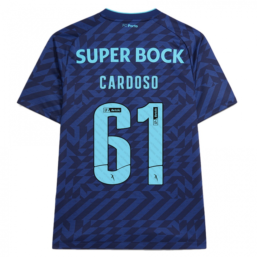 Herren Ivan Cardoso #61 Marineblau Ausweichtrikot Trikot 2024/25 T-Shirt Schweiz