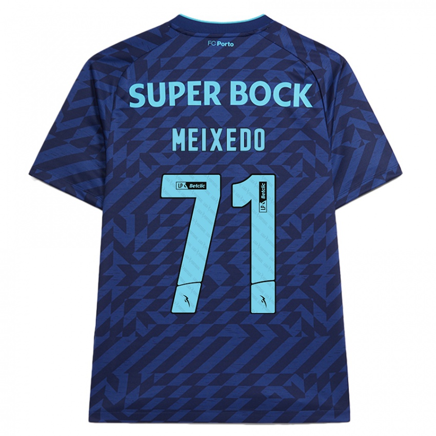 Herren Francisco Meixedo #71 Marineblau Ausweichtrikot Trikot 2024/25 T-Shirt Schweiz