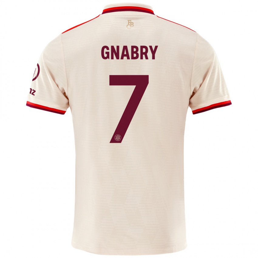 Homme Maillot Serge Gnabry #7 Lin Troisieme 2024/25 T-Shirt Suisse