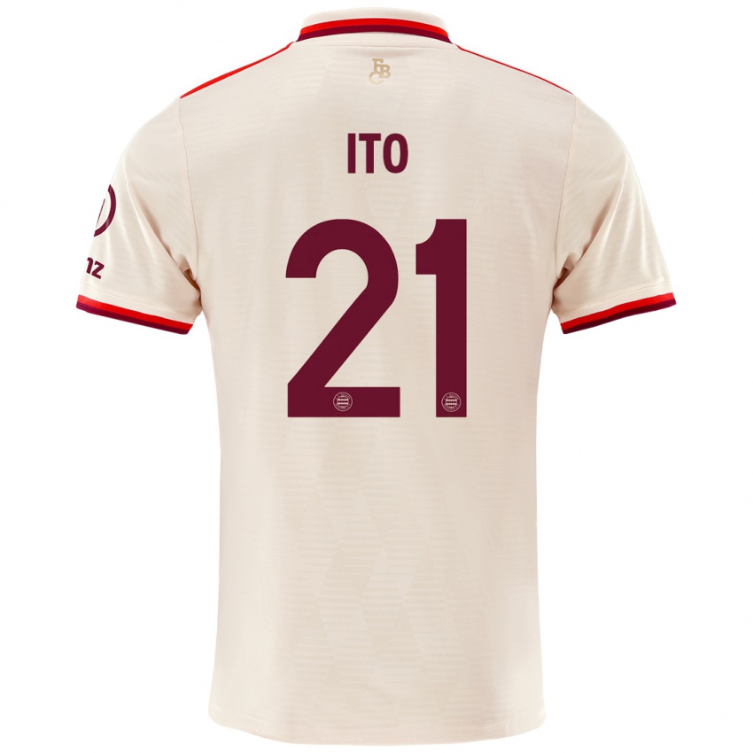 Homme Maillot Hiroki Ito #21 Lin Troisieme 2024/25 T-Shirt Suisse