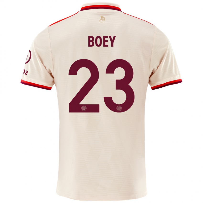 Homme Maillot Sacha Boey #23 Lin Troisieme 2024/25 T-Shirt Suisse