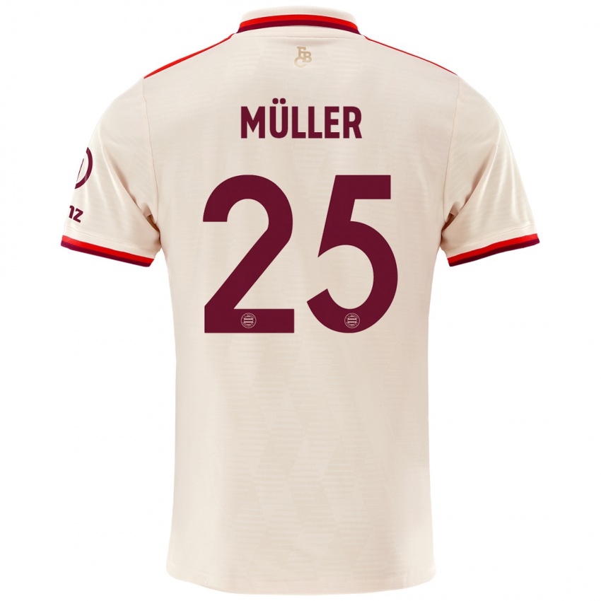 Homme Maillot Thomas Muller #25 Lin Troisieme 2024/25 T-Shirt Suisse