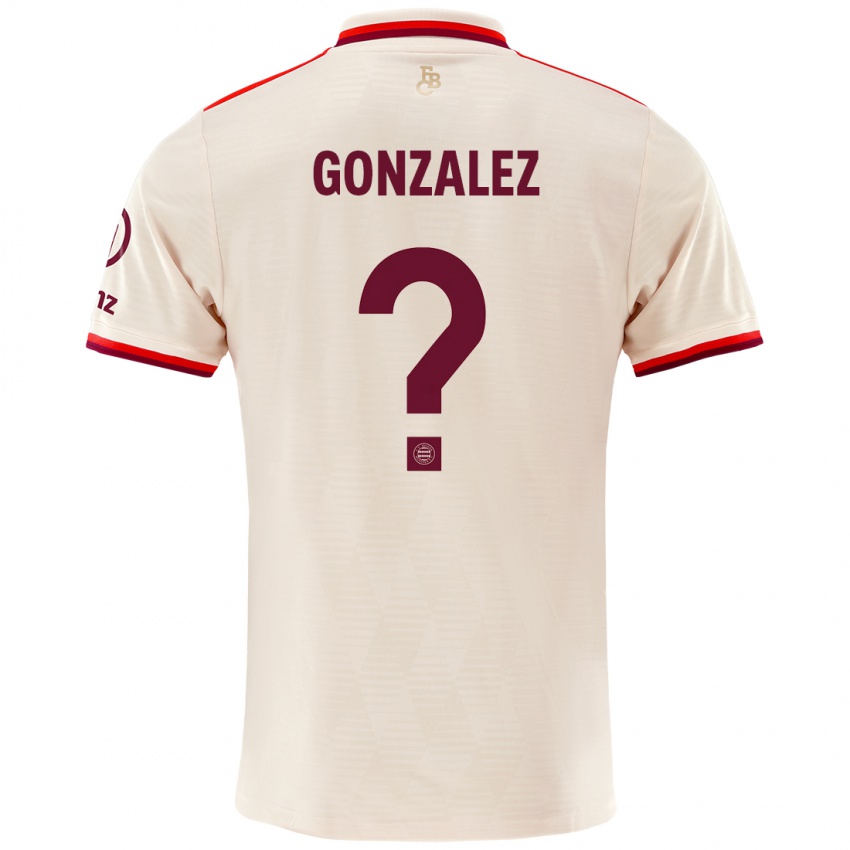 Homme Maillot Gabriel Gonzalez #0 Lin Troisieme 2024/25 T-Shirt Suisse