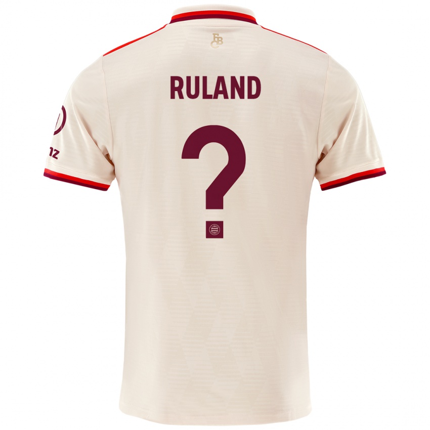 Homme Maillot Leonard Ruland #0 Lin Troisieme 2024/25 T-Shirt Suisse