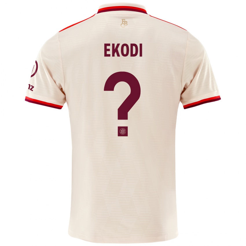 Homme Maillot Michel Ekodi #0 Lin Troisieme 2024/25 T-Shirt Suisse