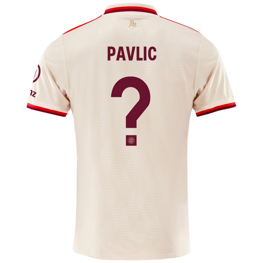 Homme Maillot Raphael Pavlic #0 Lin Troisieme 2024/25 T-Shirt Suisse