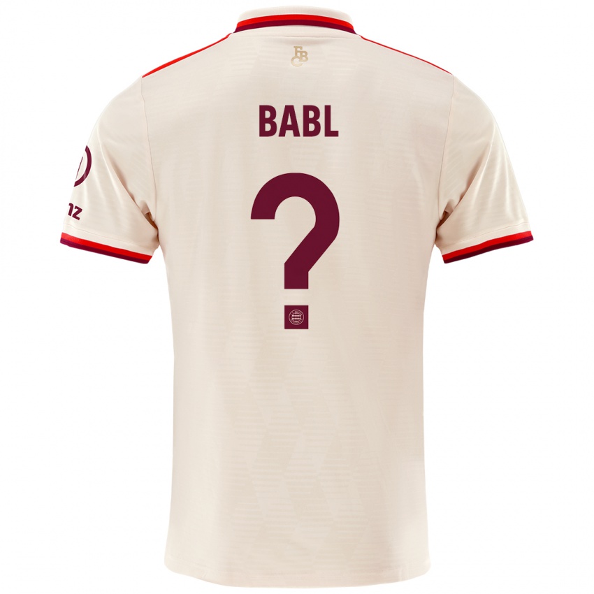 Homme Maillot Luca Babl #0 Lin Troisieme 2024/25 T-Shirt Suisse