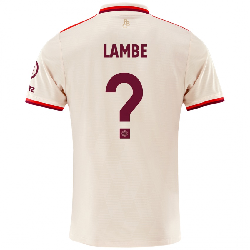 Homme Maillot Allen Lambe #0 Lin Troisieme 2024/25 T-Shirt Suisse