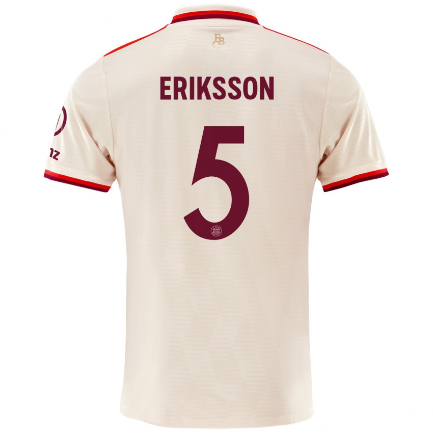 Homme Maillot Magdalena Eriksson #5 Lin Troisieme 2024/25 T-Shirt Suisse